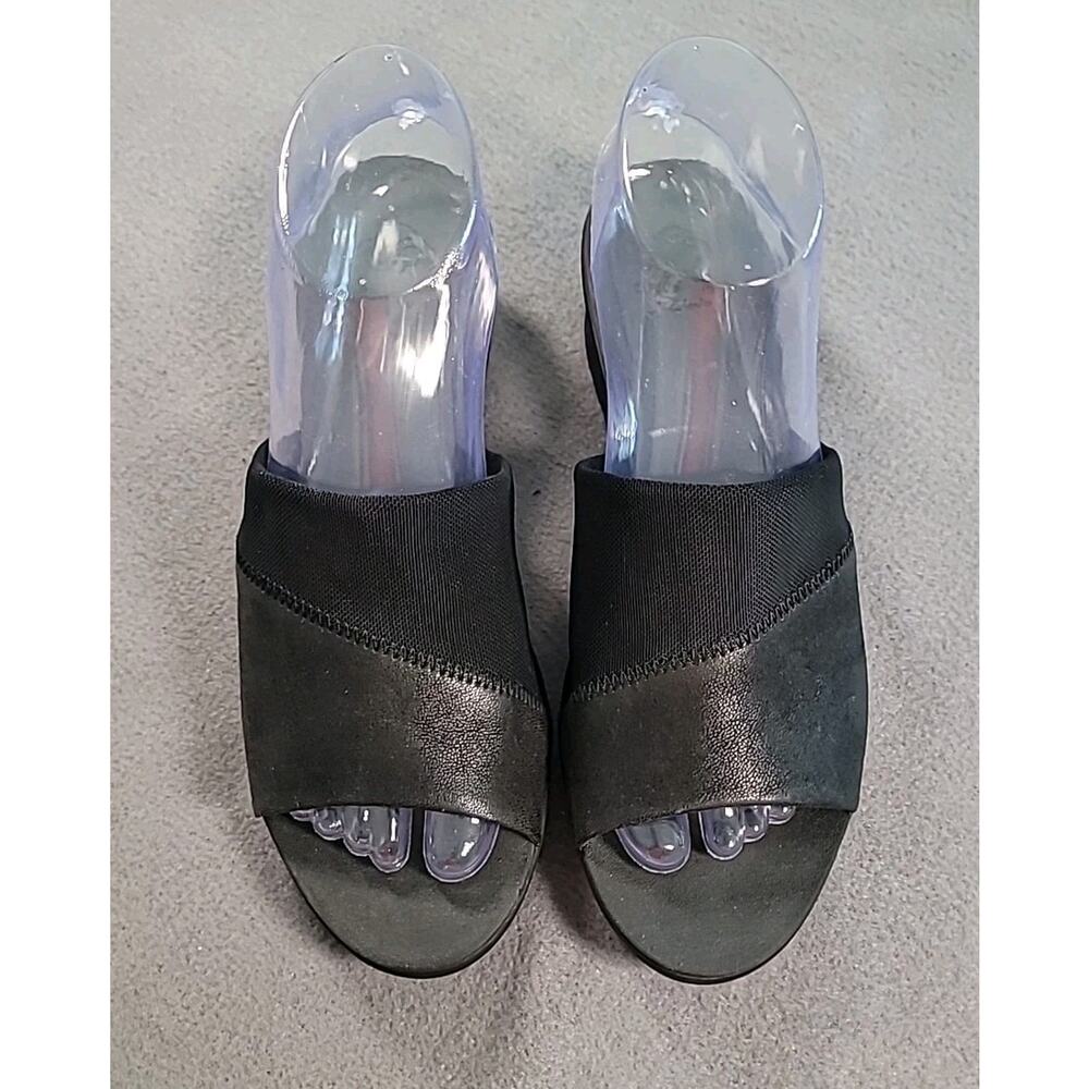 Clarks Cloudsteppers Black Slide Sandals Women’s 8